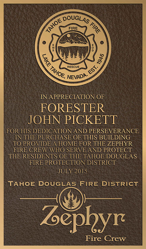Bronze Memorial Plaques, cast Bronze Memorial Plaques, firefighter plaque, bronze firefighter plaque, cast bronze firefighter plaques